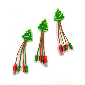 聖誕樹四合一USB充電線-聖誕節禮品_2